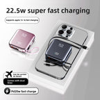 22.5W Fast Charging Power Bank with Built-in Cable